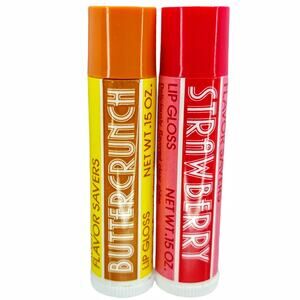 Flavor Savors Buttercrunch Discontinued Strawberry NEW .15 oz Vintage 1984 Avon